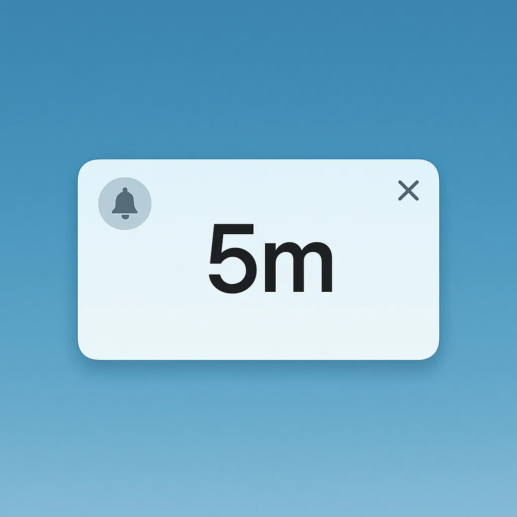 記事「macOSでn分ごとに通知する」のサムネイル